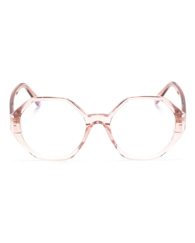 Tom Ford TF5967B Brille mit geometrischem Gestell - Rosa Rosa
