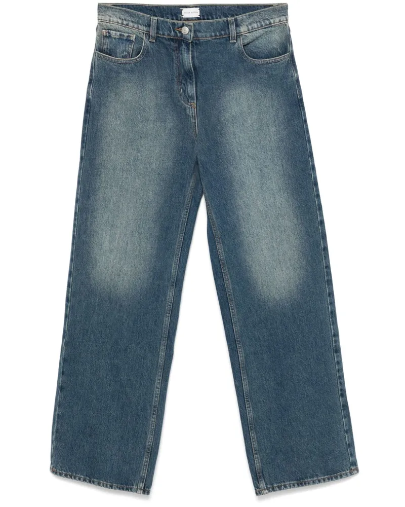 Magda Butrym Weite Jeans - Blau Blau