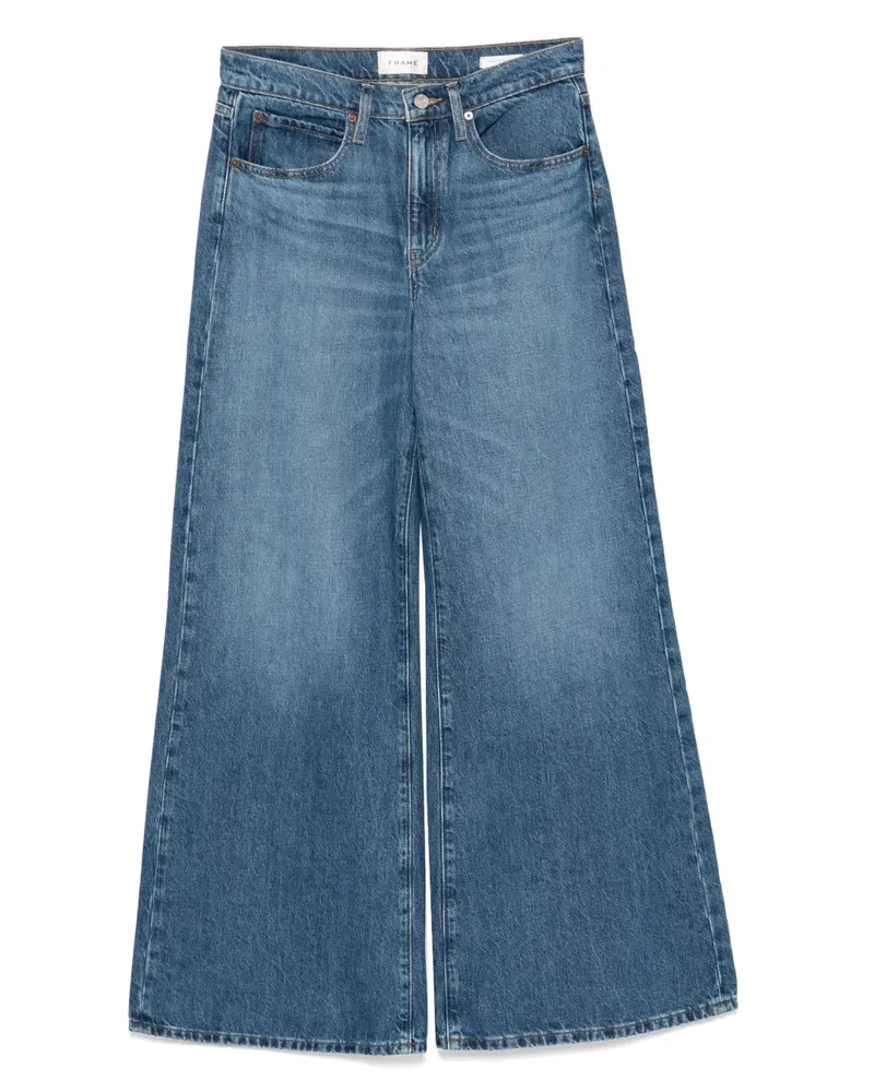 Frame Denim Easy Wide-Leg-Jeans - Blau Blau