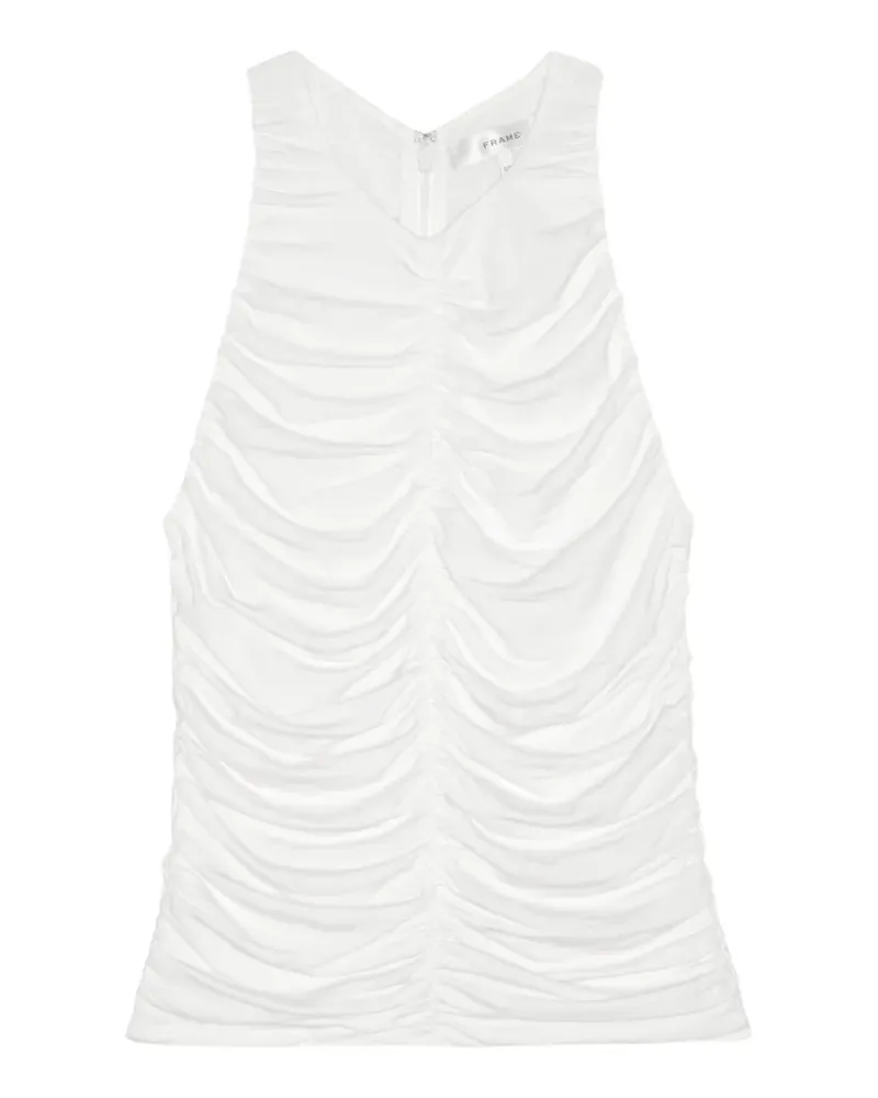 Frame Denim The Ruched Tank top - Weiß Weiß
