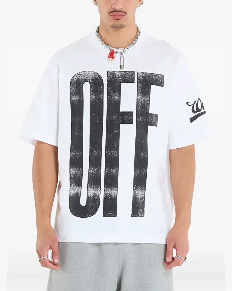 OFF-WHITE Big Off Diag Skate T-Shirt - Weiß Weiß