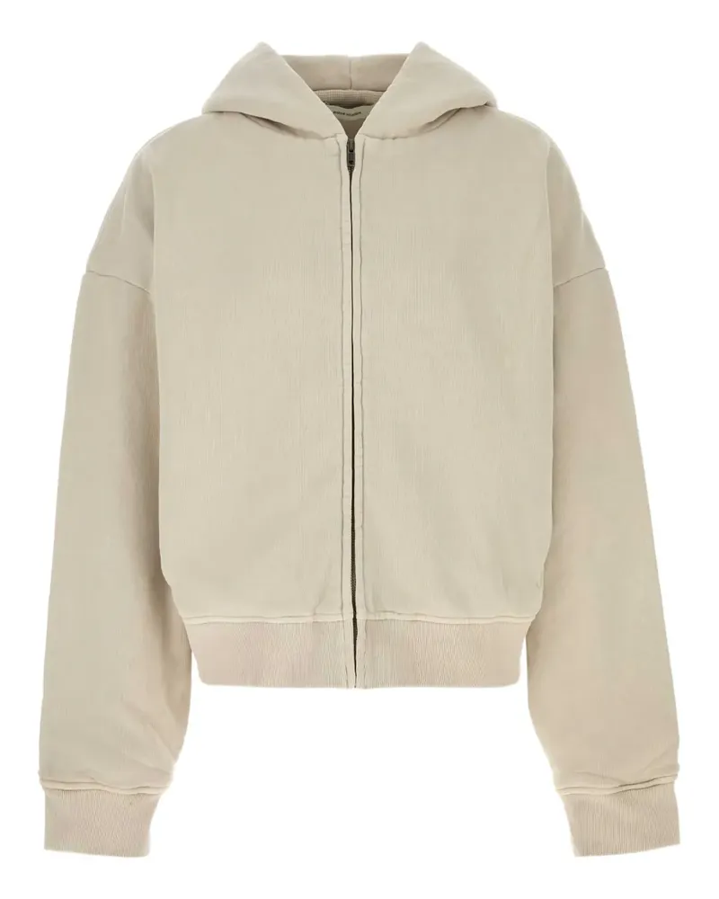 Entire Studios Thermal cotton hoodie - Nude Nude