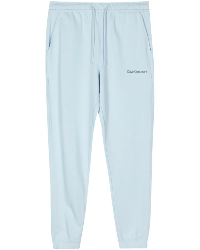 Calvin Klein Jogginghose mit Logo-Print - Blau Blau
