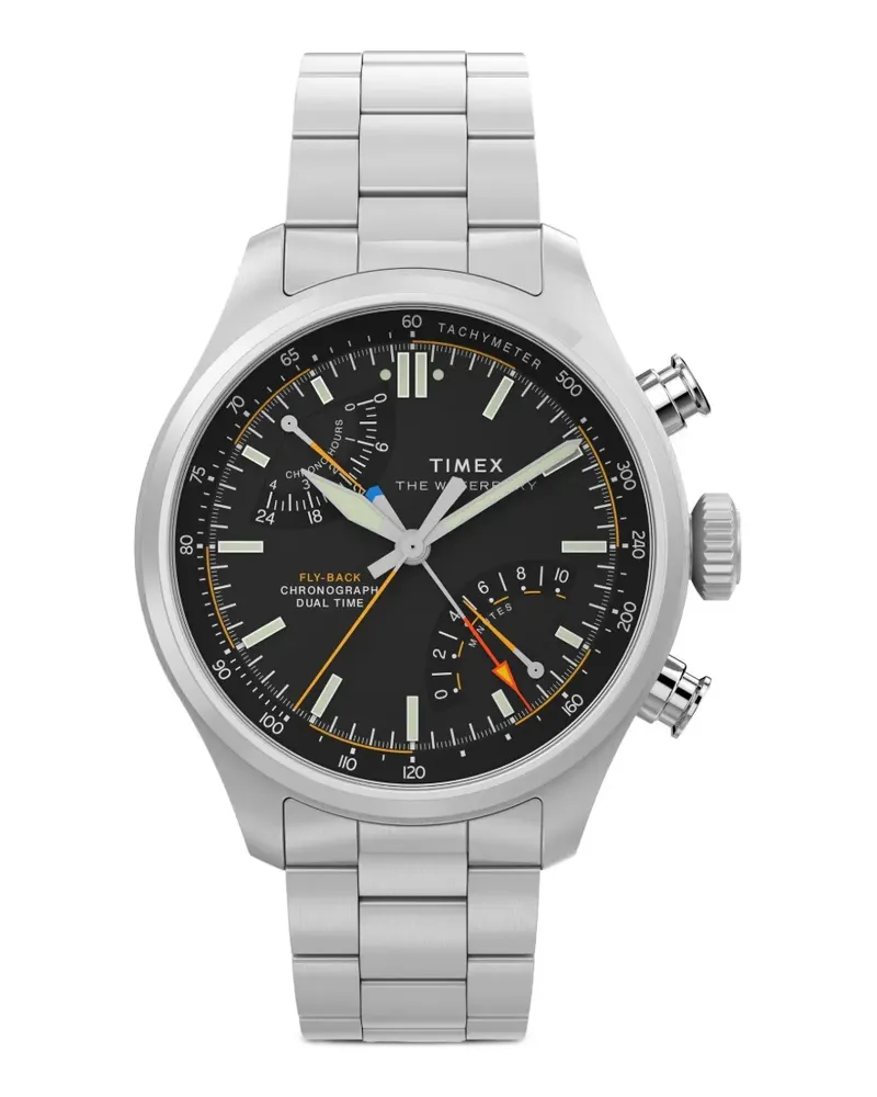 Timex Waterbury Chronograph 43mm - Schwarz Schwarz