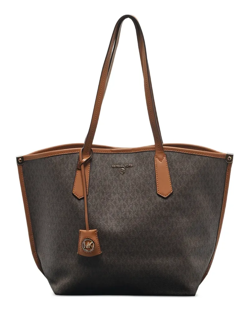 Michael Kors Jane monogram tote bag - Braun Braun