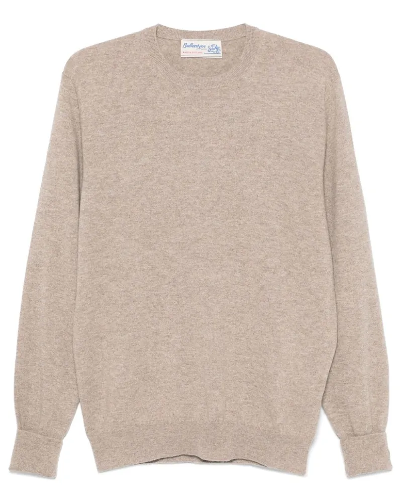 Ballantyne Pullover mit Rundhalsausschnitt - Nude Nude