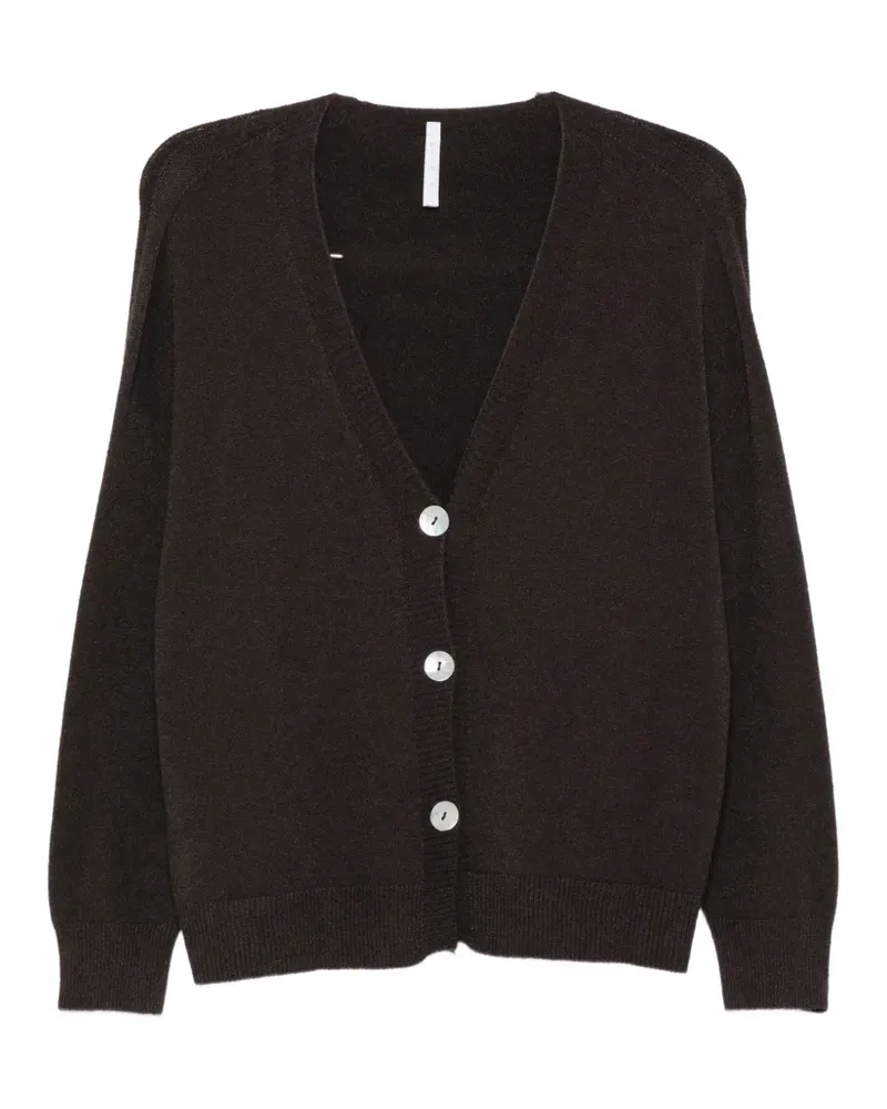 IMPERIAL V-neck button-down cardigan - Braun Braun