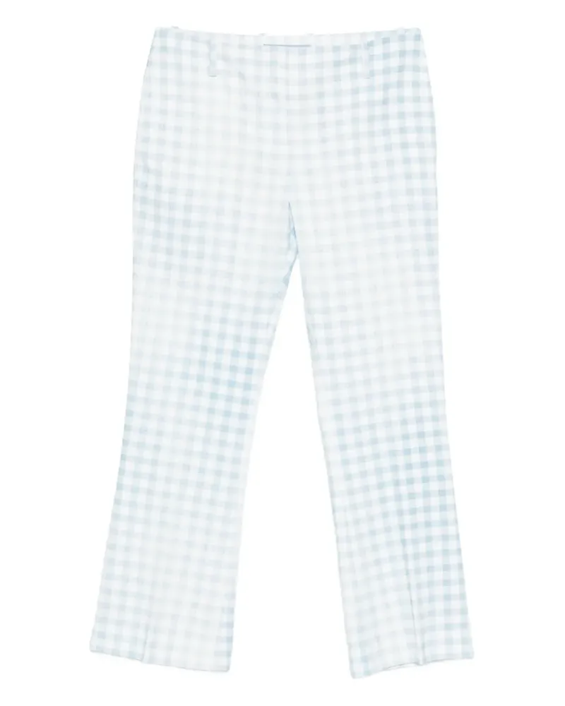 Ermanno Scervino gingham trousers - Blau Blau