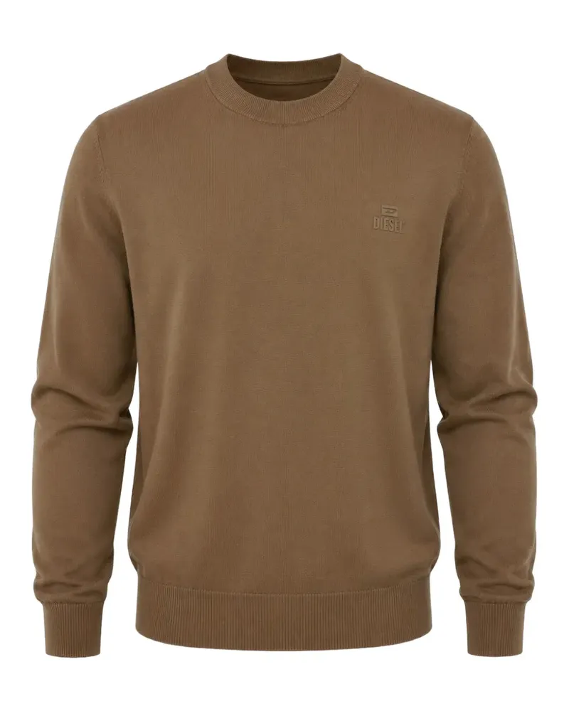 Diesel Sweatshirt mit Logo-Prägung - Braun Braun