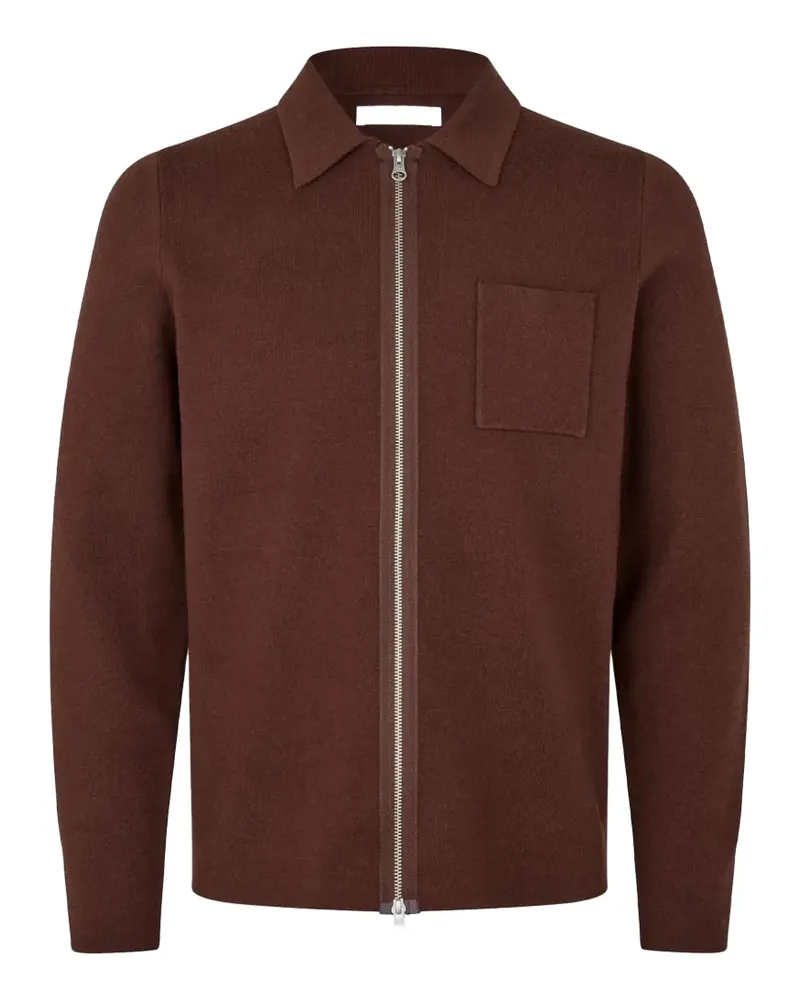 Samsøe & Samsøe Guna Pullover mit Reißverschluss - Braun Braun