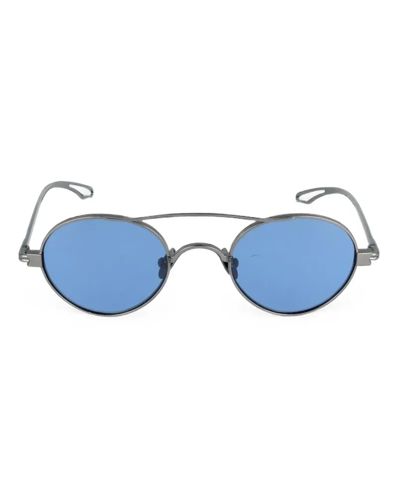Kyme Runde Riven 3 Sonnenbrille - Silber Silber