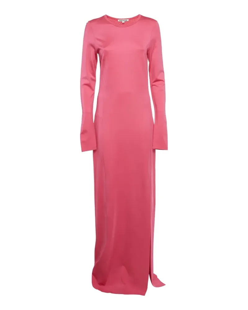 FourTwoFour on Fairfax long-sleeve maxi dress - Rosa Rosa