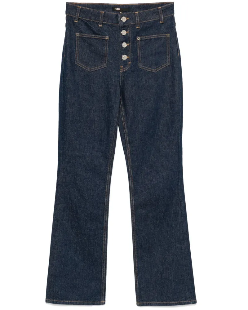 Maje Jeans mit geradem Bein - Blau Blau
