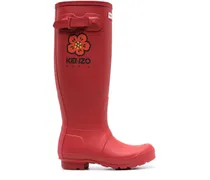 x Hunter Wellington Gummistiefel - Rot