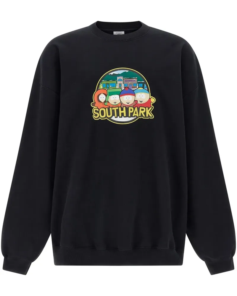VETEMENTS Southpark Sweatshirt - Schwarz Schwarz
