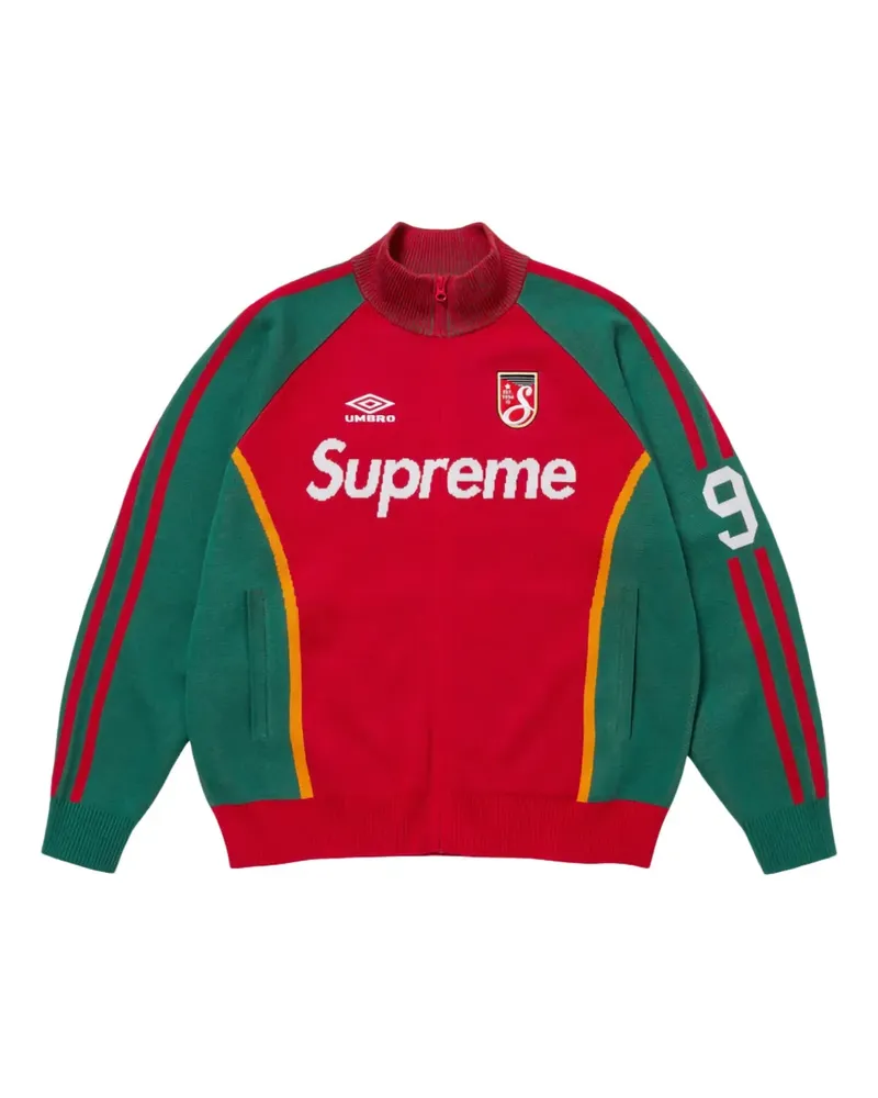 Supreme Being x Umbro® Sweatshirt mit Reißverschluss - Rot Rot