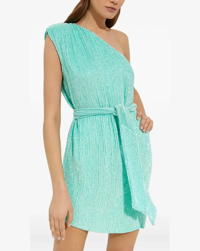 Retrofête Ella one-shoulder mini dress - Grün Grün
