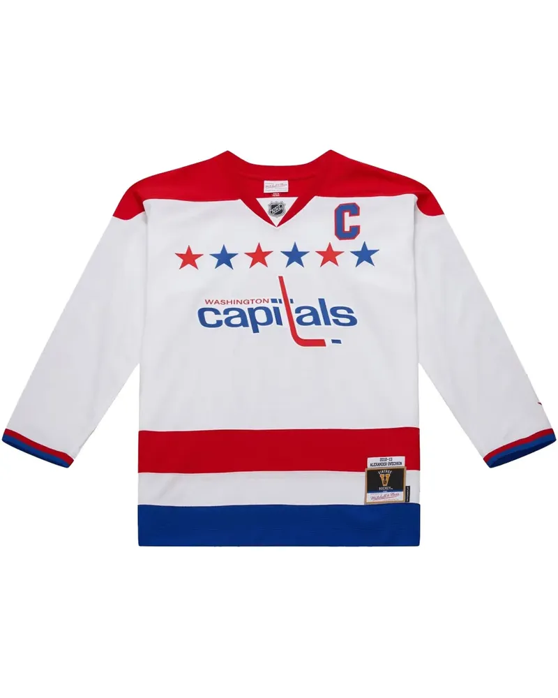 Mitchell & Ness NHL Alternate "Capitals 2012 Alexander Ovechkin" Trikot - Weiß Weiß