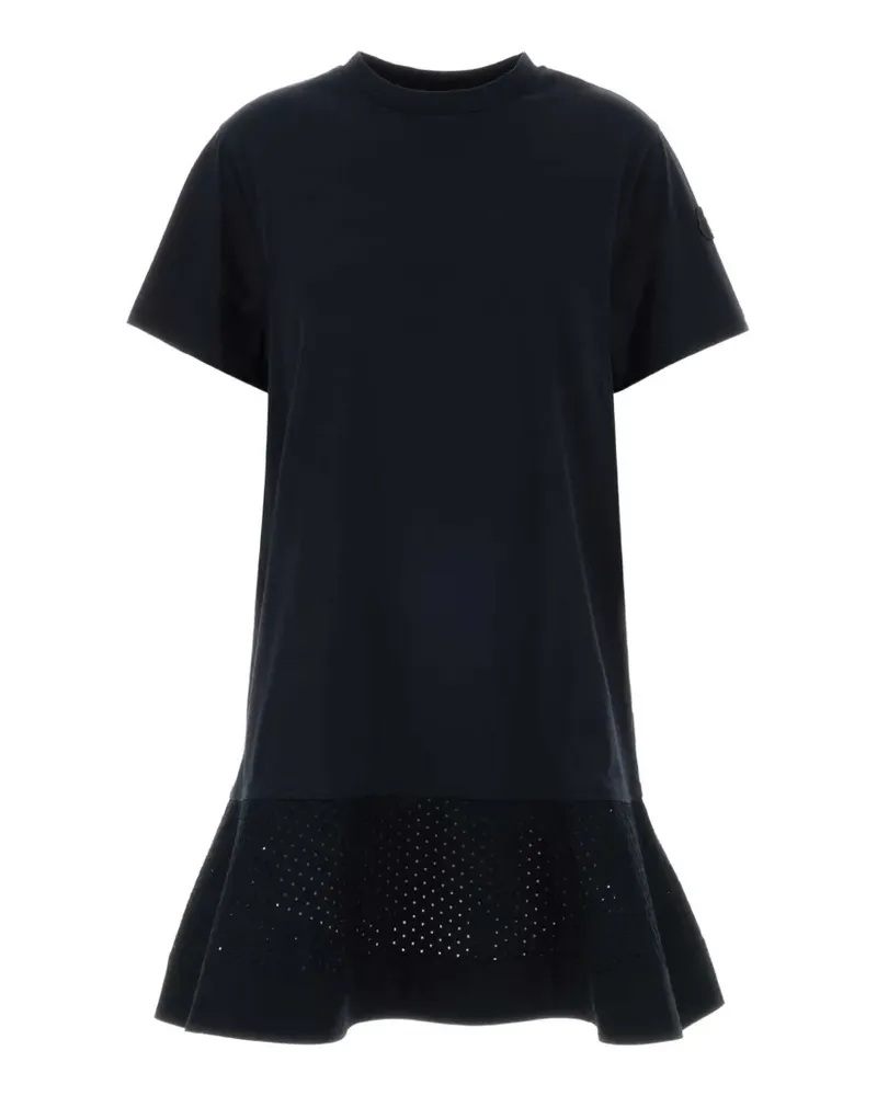 Moncler short-sleeve mini dress - Blau Blau