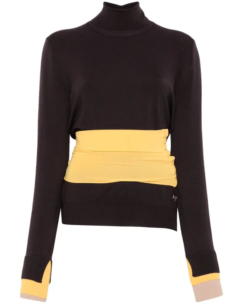 Fendi Asymmetrischer Pullover - Violett Violett