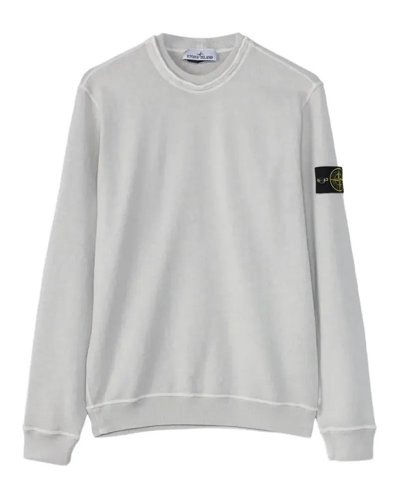 Stone Island logo-patch sweatshirt - Grau Grau