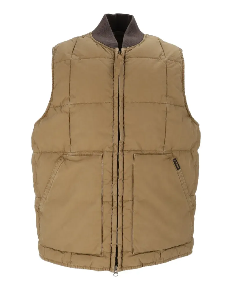 Filson Heritage quilted cotton gilet - Nude Nude