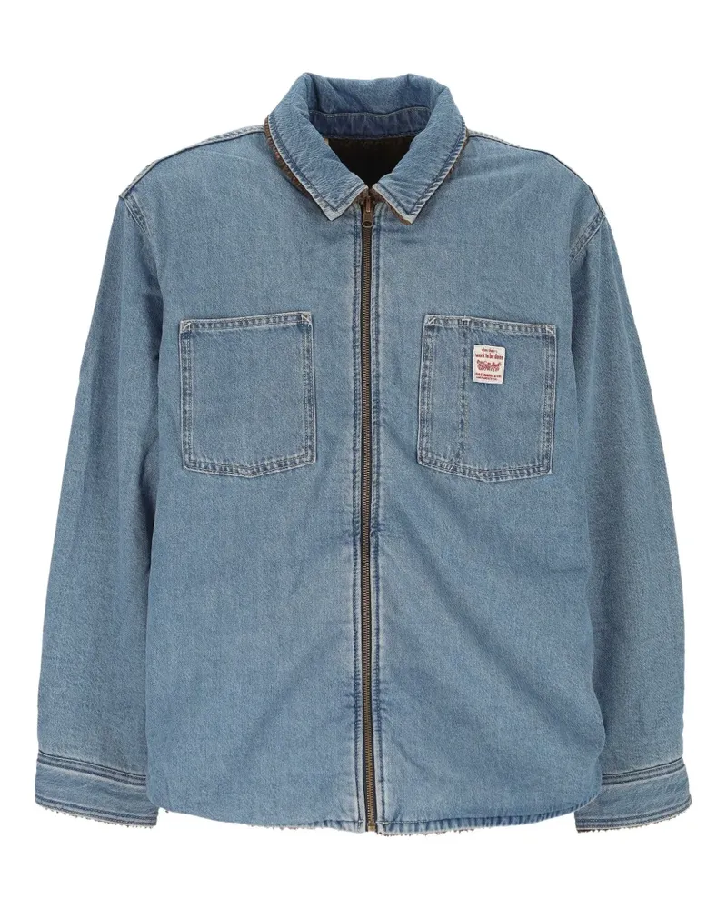 Levi's Jeansjacke mit Reißverschluss - Blau Blau