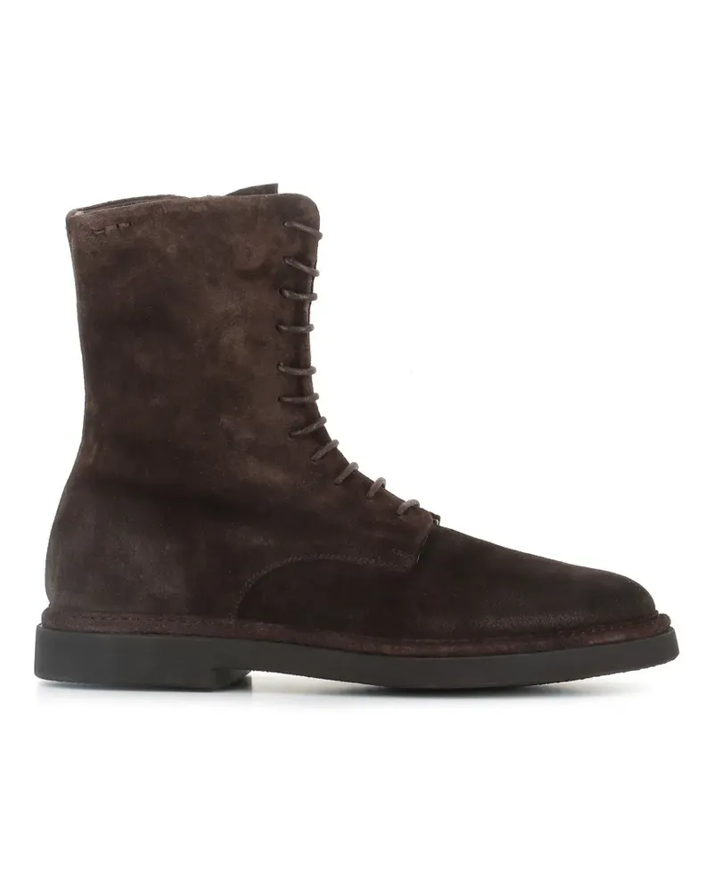 Alexander Hotto Amphibian Schnürstiefel aus Wildleder - Braun Braun