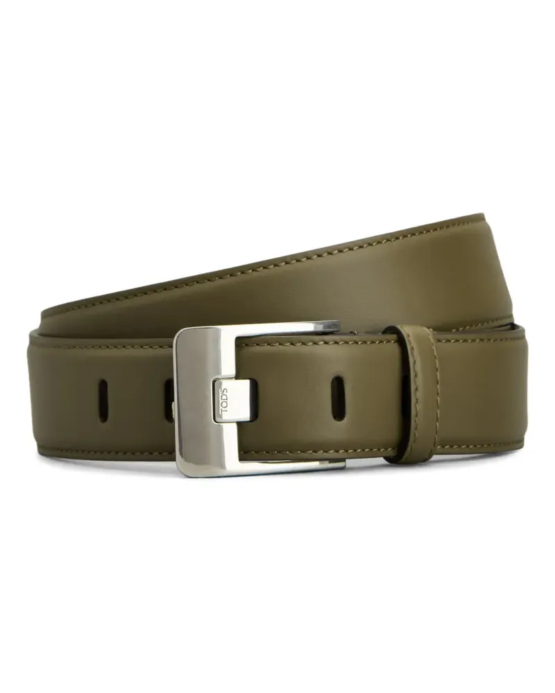 TOD'S Gürtel mit Ziernähten - Grün Grün