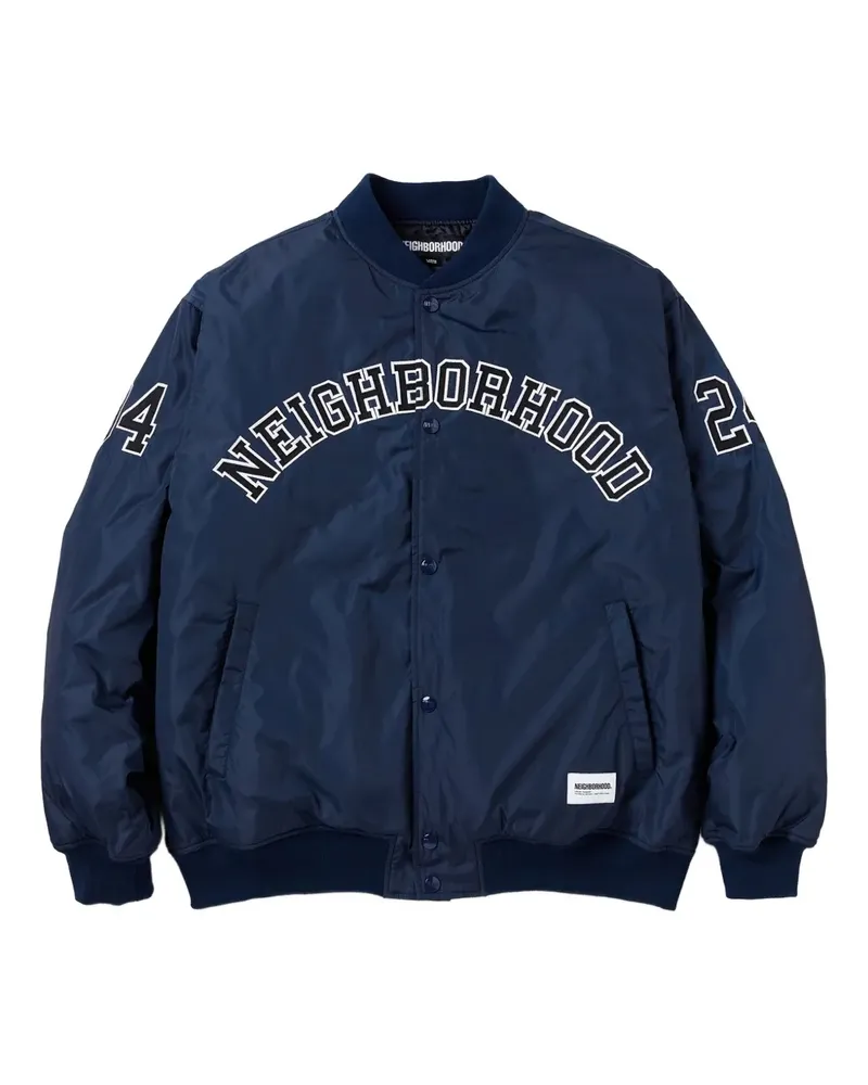 Neighborhood Bomberjacke im College-Look - Blau Blau