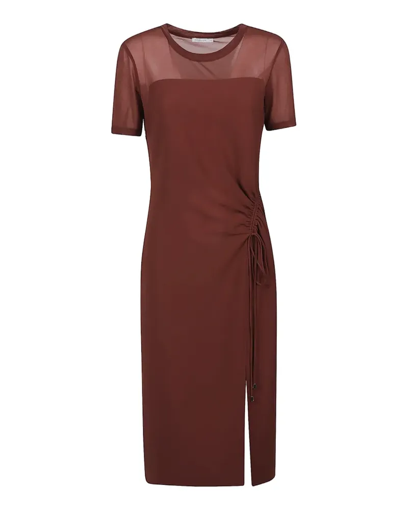 Patrizia Pepe Klassisches T-Shirtkleid - Braun Braun