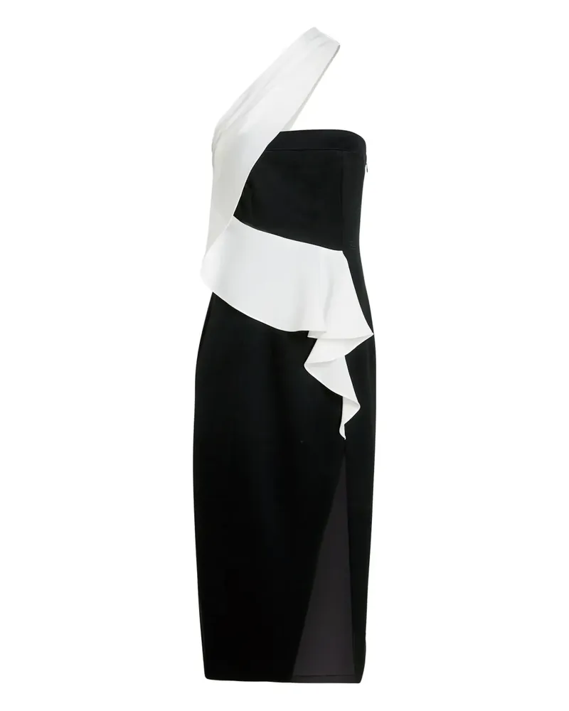 Karl Lagerfeld Asymmetrisches Kleid - Schwarz Schwarz