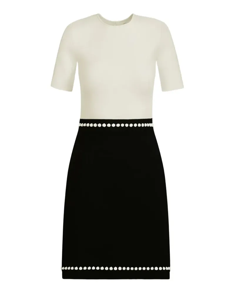Oscar de la Renta bubble trim dress - Schwarz Schwarz