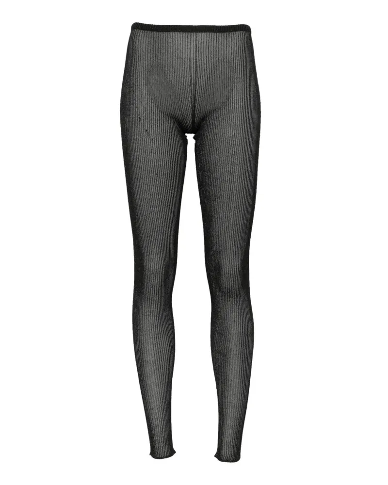 Dondup Hose mit transparentem Finish - Schwarz Schwarz