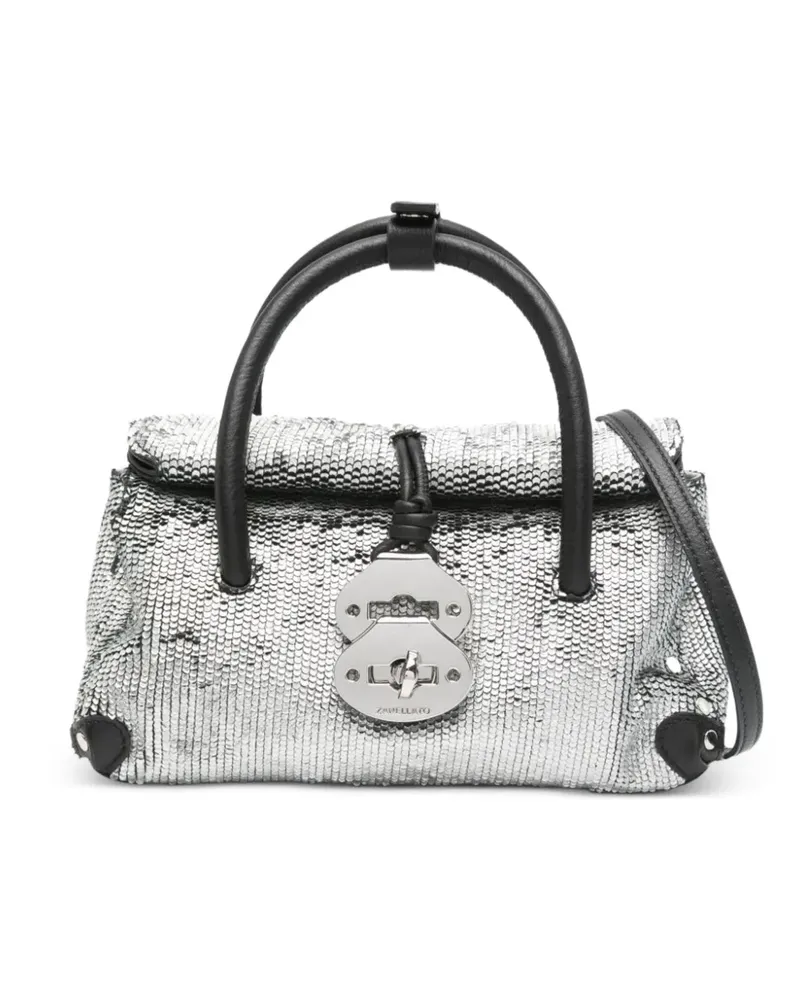 Zanellato sequin-embellishment tote bag - Silber Silber