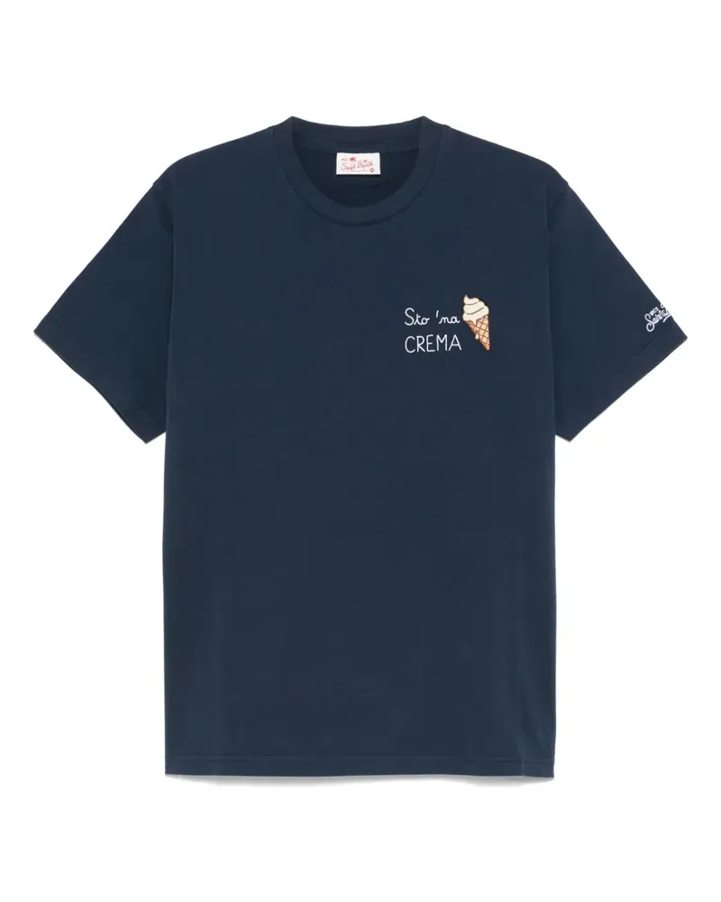 MC2 Saint Barth Klassisches T-Shirt - Blau Blau