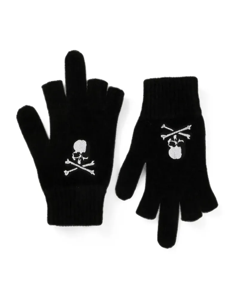 Mastermind World open fingered gloves - Schwarz Schwarz