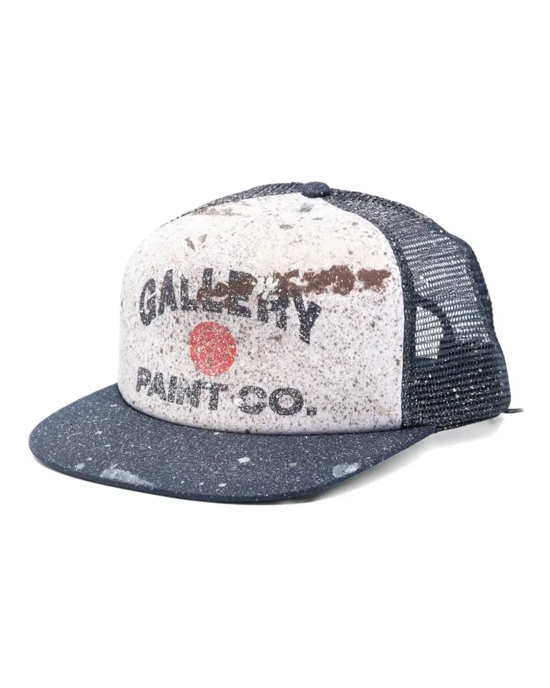 GALLERY DEPT. Alex Baseballkappe mit Farbklecks-Print - Blau Blau