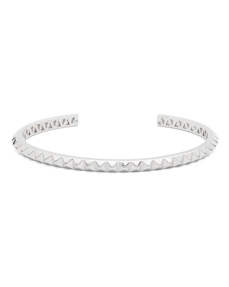 Eddie Borgo small pyramid cuff - Silber Silber