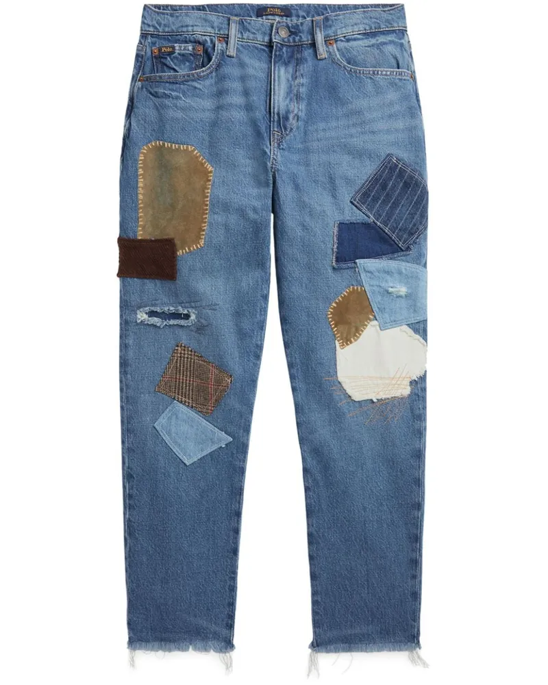 Ralph Lauren Jeans mit Patchwork-Design - Blau Blau