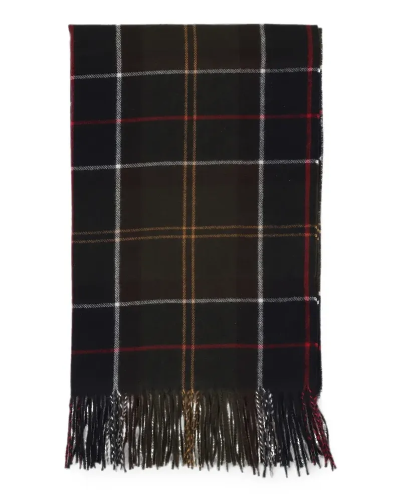Barbour Stanway Schal mit Schottenkaro - Schwarz Schwarz
