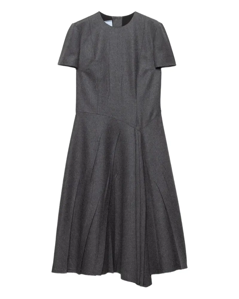 Prada Asymmetrisches Midikleid - Grau Grau