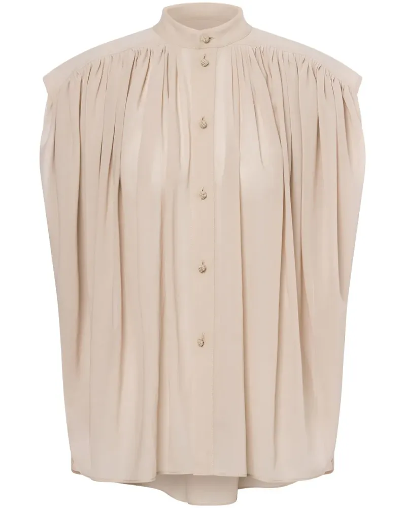 Philosophy Di Lorenzo Serafini Bluse mit Raffung - Nude Nude