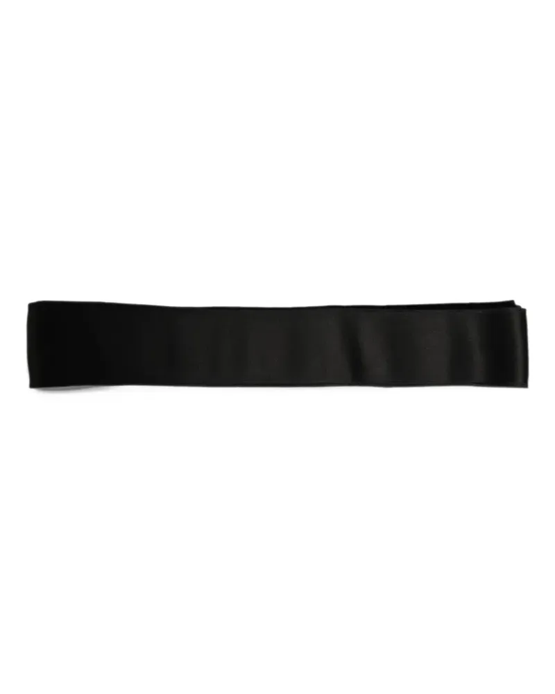 Dolce & Gabbana satin silk belt - Schwarz Schwarz