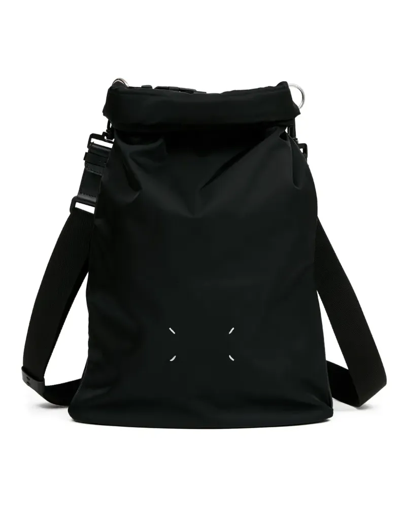 Maison Margiela High-Tech Rucksack mit Rollverschluss - Schwarz Schwarz