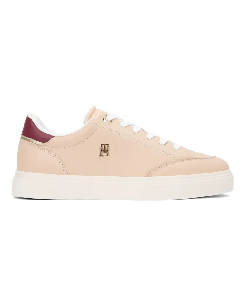Tommy Hilfiger logo-plaque sneakers - Nude Nude