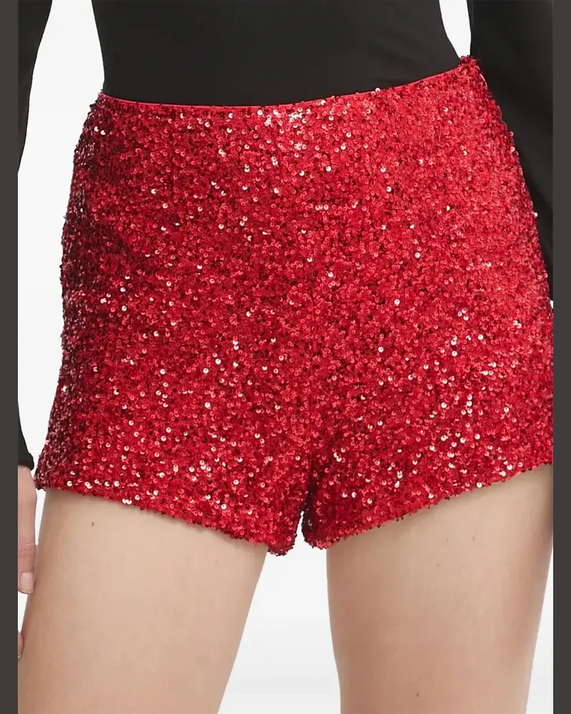 Never Fully Dressed sequin-embellished shorts - Rot Rot