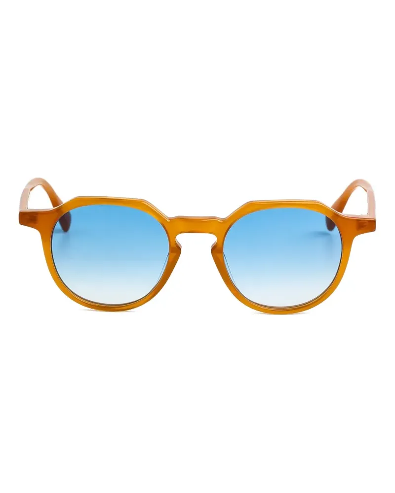 GIGI STUDIOS Nora geometric sunglasses - Braun Braun