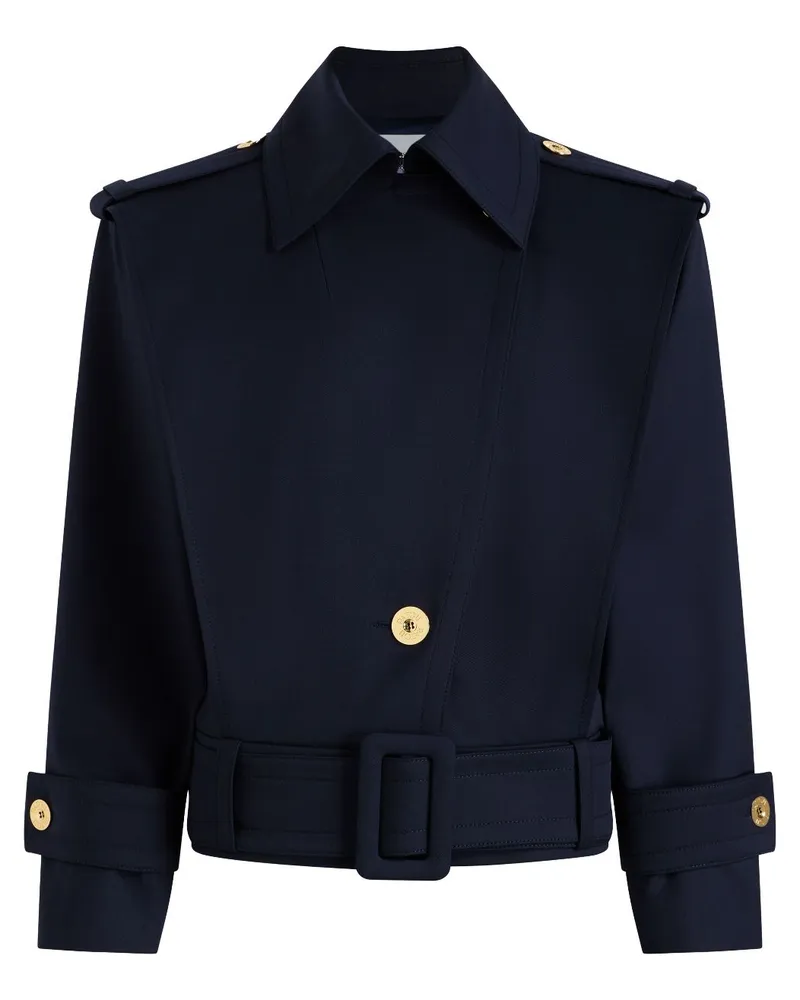 Patou Jacke mit Gürtel - Blau Blau