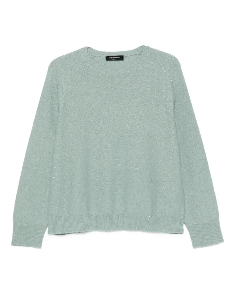 Fabiana Filippi sequin-embellished sweater - Grün Grün